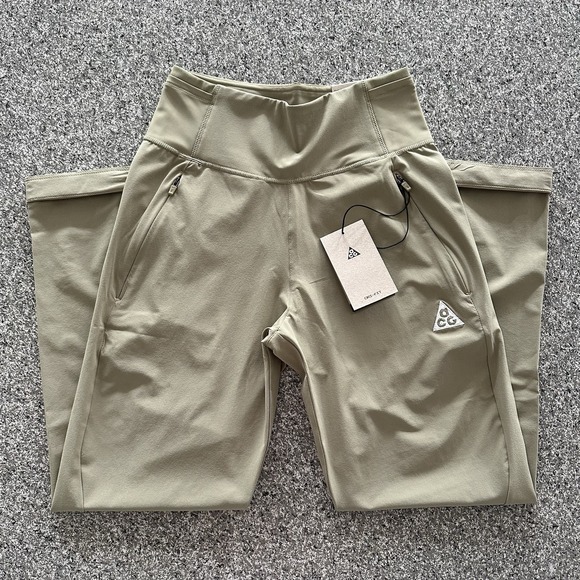 Nike ACG Pants Womens XS‎ Hise Rise Joggers New Sands DV9527-276 Neutral Olive - Picture 5 of 9